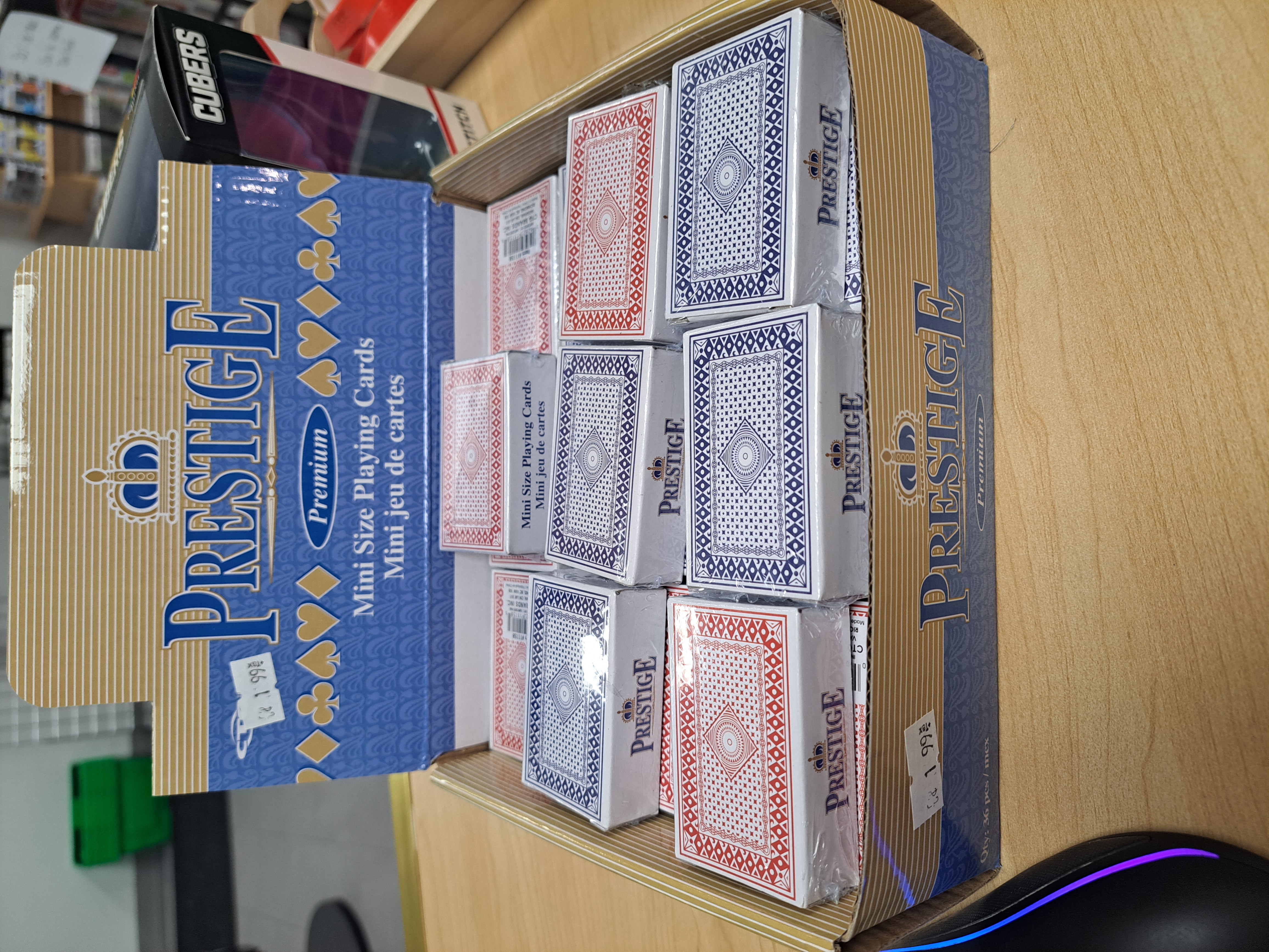 Mini cartes à jouer